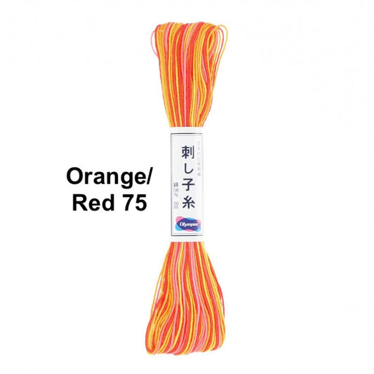 Olympus Sashiko Floss - Variegated 22 Yard Skein