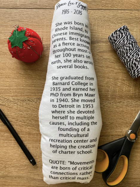 Sewcial Studies Multicultural Dolls - Grace Lee Boggs