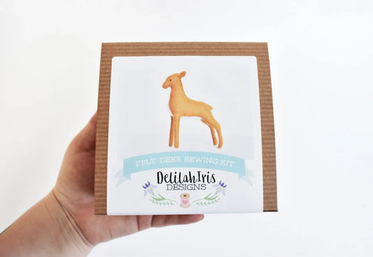 SALE Delilah Iris Designs - Felt Woodland Deer Sewing Kit