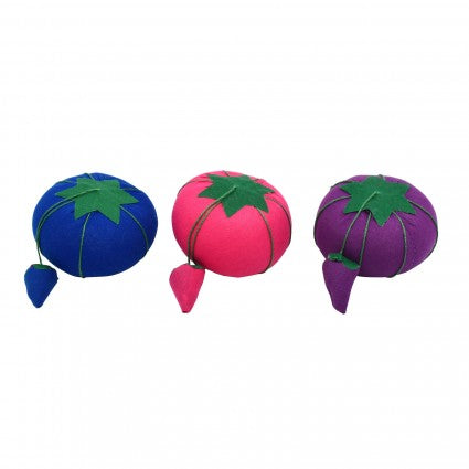 Pin Cushion with Emery Sharpener - Various Colors