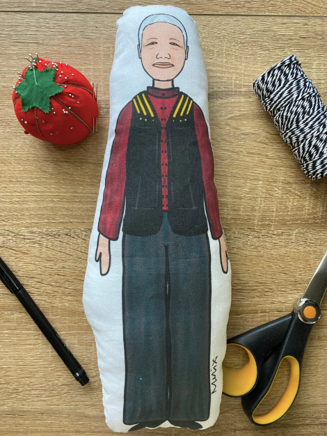 Sewcial Studies Multicultural Dolls - Grace Lee Boggs